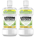 Listerine Naturals Mild Mint Duopack 2x600ml 