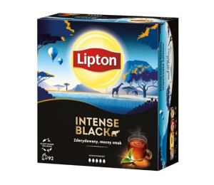 Lipton Intense Black aj - 92 sk