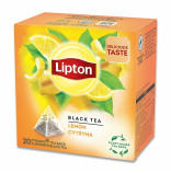 Lipton pyramida - ern aj - Lemon 20 sk