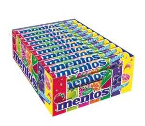 Karton Mentos Rainbow ovocn bonbny 40x37,5g