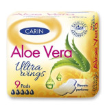 Carin Ultra Wings Aloe Vera hygienick vloky 9ks