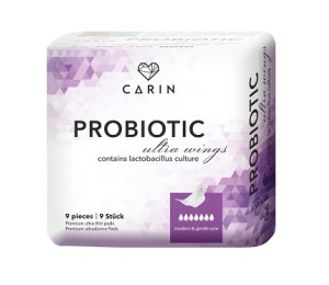 Carin Probiotic hygienick vloky 9ks