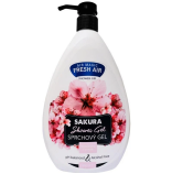 Fresh Air Sakura sprchov gel s pumpikou XXL 1000ml