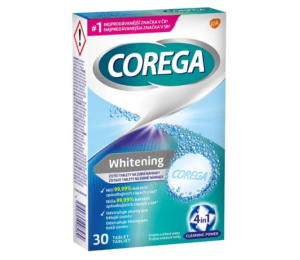 Corega Whitening tablety 30 ks