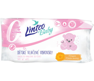 Linteo Baby Soft & Cream Ubrousky vlhen dtsk 72 ks