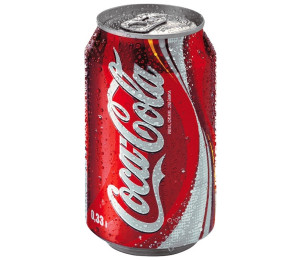 Karton Coca Cola plech 0,33l - balen 24ks