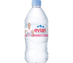 Evian plast 0,75l - karton - balen 12ks