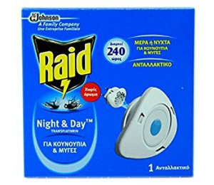 Raid Night & Day elektrick odpaova nhradn npl 1ks
