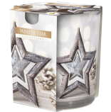 Bispol svka ve skle dekorativn Winter Star
