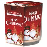 Bispol svka ve skle dekorativn Merry Christmas
