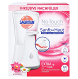 Sagrotan bezdotykov dvkova bl + npl lotosov kvty 250 ml - starter pack