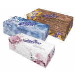 Paprov kapesnky Linteo Satin BOX 150ks, bl, 2-vrstv