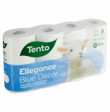 Tento Ellegance Blue Decor toaletn papr 8ks 3vrstv
