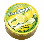 Woogie Fine Drops Citron bonbny v kovov krabice 200g