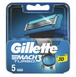 Gillette Mach3 Turbo nhradn bity 5ks nmeck