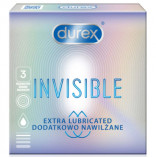 Durex Invisible Extra Lubricated 3ks