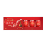 Lindt velikonon vajka z mln okoldy s jemnou krmovou npln v drkov krabice 5ks 90g