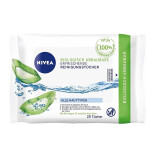 Nivea bio rozloiteln istc pleov ubrousky s arganovm olejem a Aloe Vera 25ks nmeck