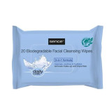 Sence beauty pleov ubrousky 3v1 normal skin modr 20ks