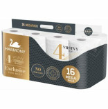 Harmony Exclusive Pure White toaletn papr 8ks 4vrstv