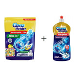 Nmeck Glanz Meister SADA tablety do myky 90ks +  letidlo 920ml