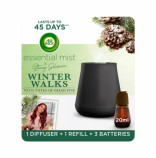 Air Wick Essential Mist Aroma difuzr ern na terick oleje + npl Winter Walks 20ml