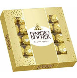 Německé Ferrero Rocher bonboniéra zlatá 5 řad -25 ks - 312g 