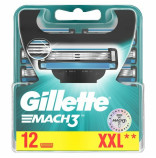 Gillette Mach3 náhradní břity 12ks německé 
