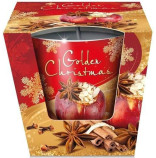 Bartek Svíčka Golden Christmas Baked Apple & Cinnamon 115g