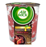 Air Wick Essential Oils Infusion Vůně svařeného vína svíčka ve skle 105g