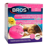 BROS Kids Elektrický odpařovač proti komárům pro děti + polštářky 10ks