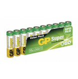 GP Alkalická baterie AAA Super 10ks