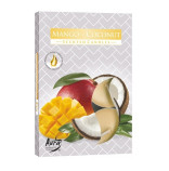 Čajové svíčky vůně Mango - Kokos 6ks