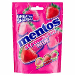 Mentos Chewy Dragees Strawberry Mix 140g