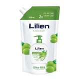 Lilien Exclusive tekuté mýdlo náhradní náplň XXL Olive Milk 1000ml