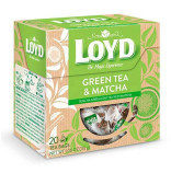 Loyd pyramida Green Tea a Matcha 20 x 2 g