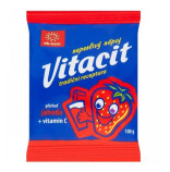 Ok-fain Vitacit neperlivý nápoj v prášku s příchutí jahoda + vitamín C 100g