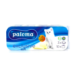 Paloma Exclusive Soft Sunshine yellow toaletní papír 10ks 3vrstvý