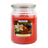 Bispol Vanilla - Amber svíčka ve skleněné dóze 500g