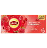 Lipton Raspberry & Cranberry 20 sáčků