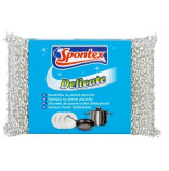 Spontex Delicate stříbrná houbička na jemné povrchy 1ks