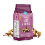 Happy Belly Raisin & Nut Mix kešu, mandle, vlašské ořechy nesolené 200g německé