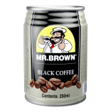 Mr.Brown Black Coffee 0,25l ledová káva - karton - 24ks v balení