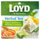 Loyd pyramida Herbal Tea Lípa s citronovou příchutí a medem 20 x 1,5g