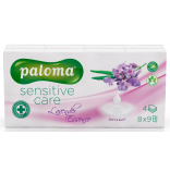 Paloma Sensitive Care papírové kapesníky Lavender Essence 8x9 4 vrstvé